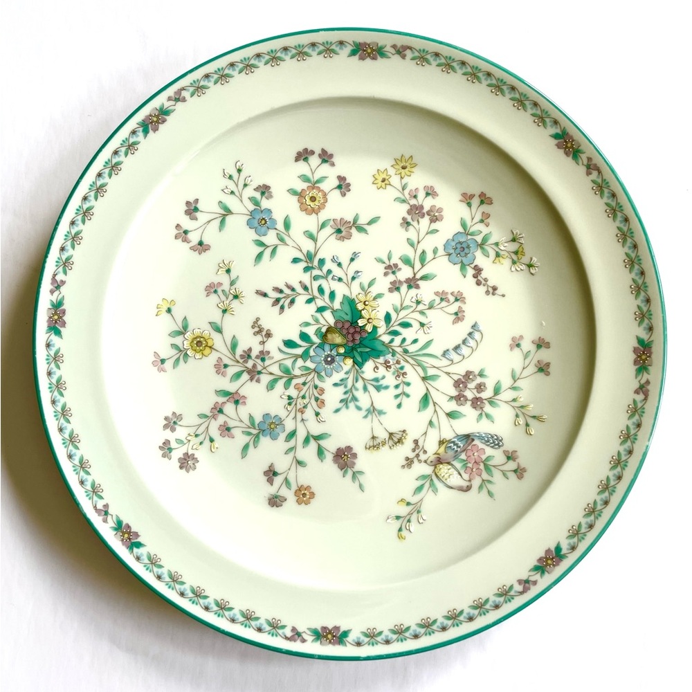 Paradise Green Vintage Dinner plate by Noritake 8223 dinner plate replacement